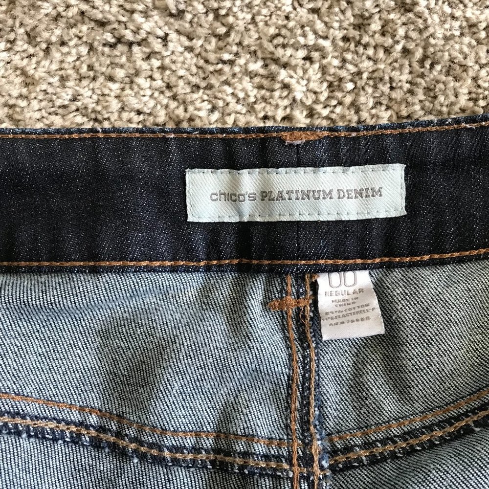 Chico's Platinum Denim Jeans